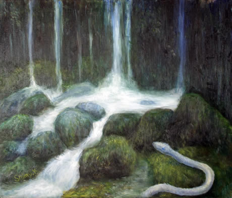 白蛇の滝